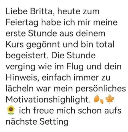 Testimonial Anfängerinnenkurs 8